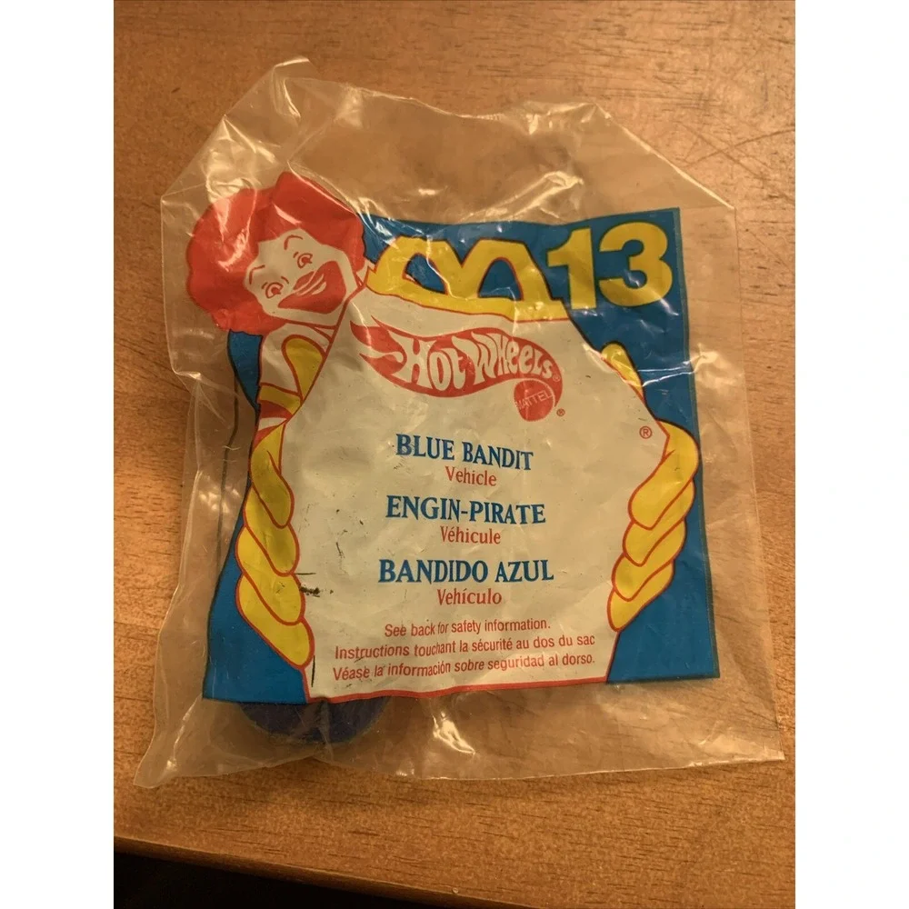 Hot Wheels #13 Blue Bandit McDonald's Happy Meal Toy Vintage (1994)‎